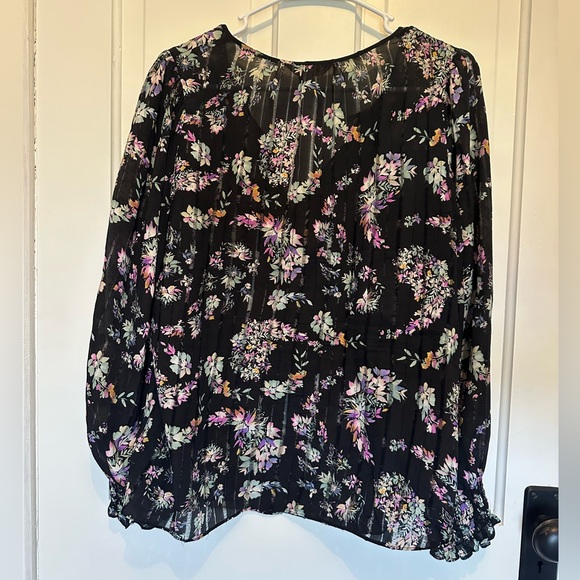Rebecca Taylor Floral Long Sleeve - Picture 2 of 3